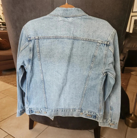 NWT LEVIS Rhinestone Denim Jacket - Picture 4 of 6
